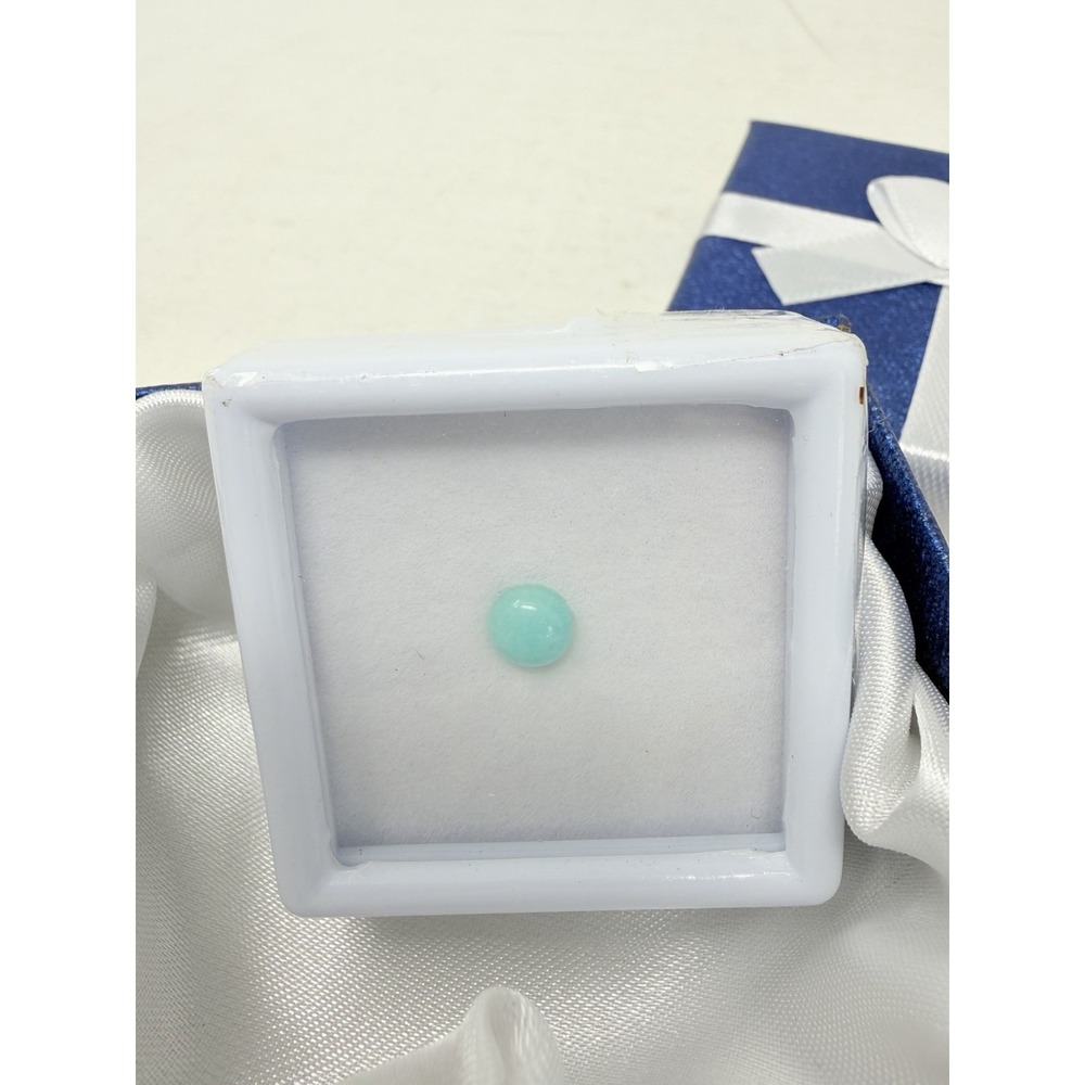 Shop LC Blue Amazonite Round Shaped 6 mm Loose Gemstone for Jewelry Making 5667